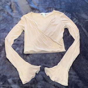 FOREVER 21 (contemporary collection) cropped shirt